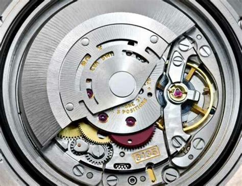 Rolex watch wheels inside